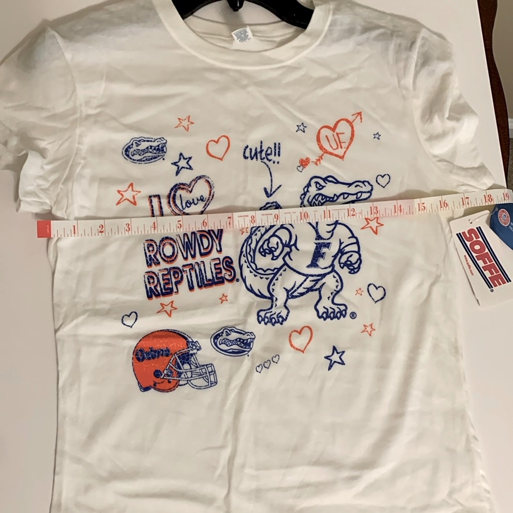 NWT Set of 3 University of Florida Gators UF Soffe Tees Size Medium White & Blue - Picture 4 of 8